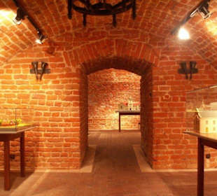 Makiety w piwnicach zamkowych