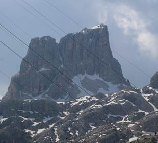 Blick vom Lagazuoi auf den Monte Pelmo