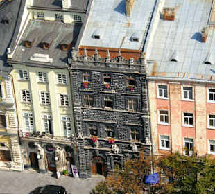 Площадь Рынок с ратушной башни