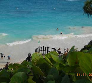 Baden unterhalb der Pyramiden