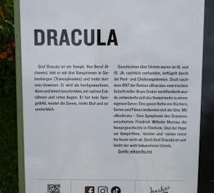 Inweisschild für Dracula