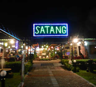 Unser Restaurant am Abend