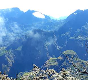 Blick in den Talkessel von Mafate