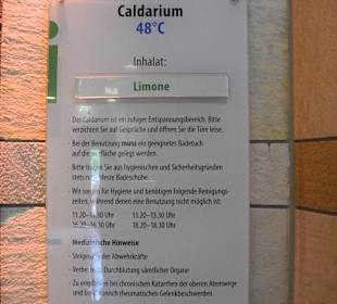 Caldarium ist wichtig für Rheumapatienten
