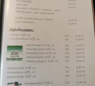 Speisekarte Stand: 09/2023