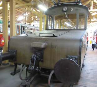 Im Museum des öffentlichen Peronennahverkehrs