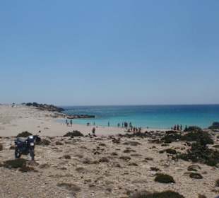 Strand hinter Flughafen