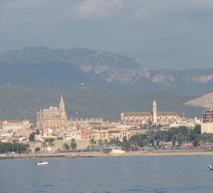 Kathedrale vom Segelboot aus