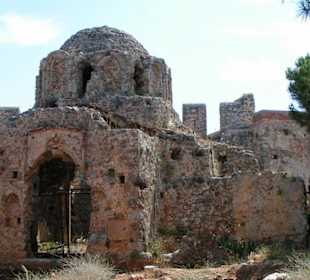 Altes Gemäuer auf der Burg in Alanya