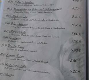 Speisekarte Stand 07/2023
