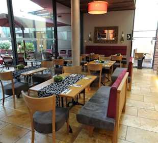 Blick in den Gastraum der Trattoria La Stella