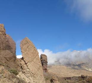 Roques de García und der Teide im Nationalparkt