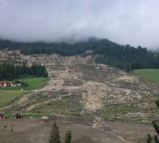 Blick auf das Murengebiet am Sasso Croce