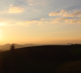 Sonnenuntergang am 13.11.2012