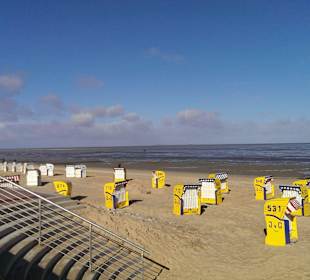 Strand von Duhnen an Ostern