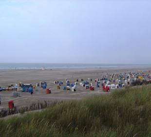 Blick von Aussichtsplattform Kurhaus nach Norderney