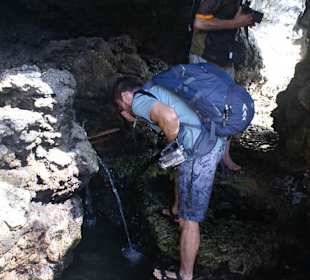 Źródełko słodkiej wody w świątyni