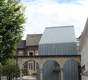 Beim Hof in der Altstadt von Aachen