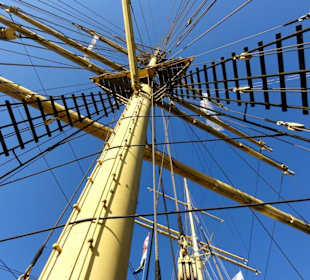 Impressionen vom Deck des Schulschiffes