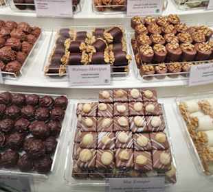 Im Museumsshop des Schokoladenmuseums