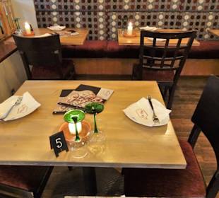 In den Gasträumen des Le Feu Bremen