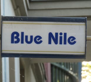 Zum Abendessen im äthiopischen Rest. Blue Nile