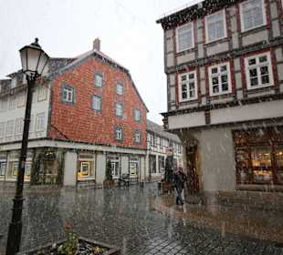 Graupelschauern in Wernigerode