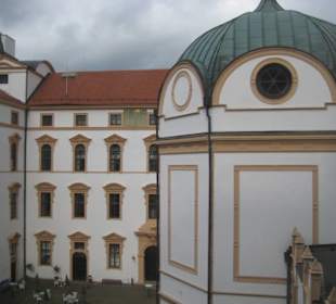 Residenzmuseum - Blick von oben in den Innenhof