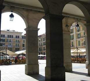 Blick auf die Placa Mayor
