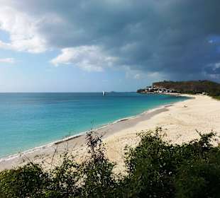 Blick auf einen Strand