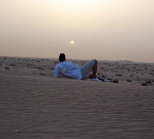 Sonnenuntergang beobachten und träumen....