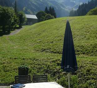 Pause beim Berggasthof Einödsbach