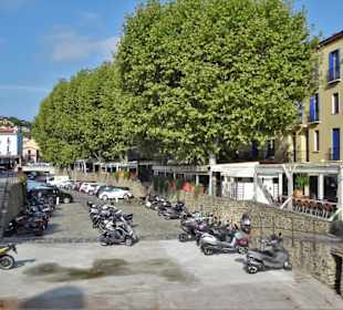 Regenwasserkanal in der Altstadt von Collioure