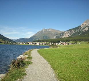 Rundweg um den Reschensee (Italien)