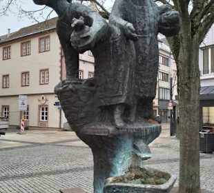 Das Marktbrünnle am Marktplatz von Schweinfurt