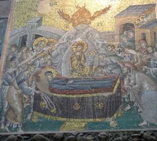 Mutter Maria auf dem Totenbett