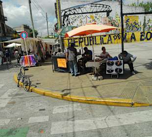 Buntes Künstler und Tangoviertel La Boca