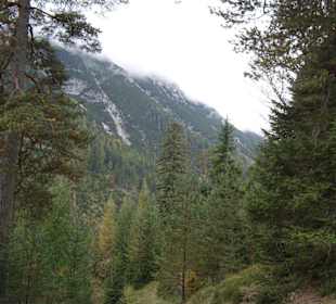 Wanderweg Gaistal Leutasch Tirol