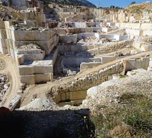 Impressionen aus den Marmorsteinbrüchen