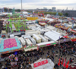 Der Freimarkt 2018 aus Vogelperspektive