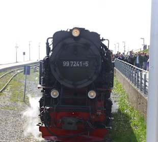 Auf dem Brocken-Bahnhof
