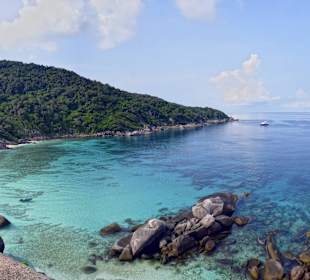 Wunderschöne Insellandschaft der Similans!