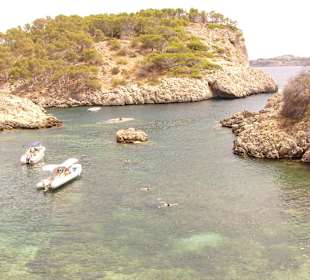 Naturbucht hinter Cala Fornells