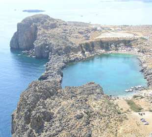 Bucht in Lindos