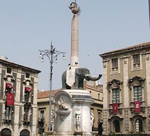 Elefante davanti al duomo