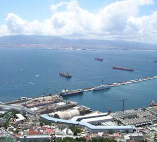 Blick über Gibraltar