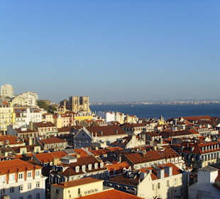 Ausblick vom Elevador de Santa Justa