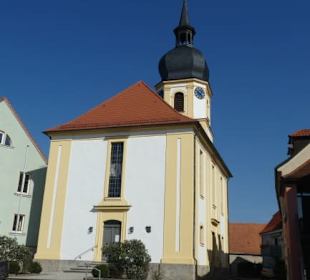 Rödelsee: die evangelische Kirche St. Bartholomäus
