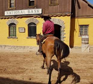 Bandito kurz vor Banküberfall