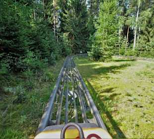 Impressionen von der Strecke der Sommerrodelbahn